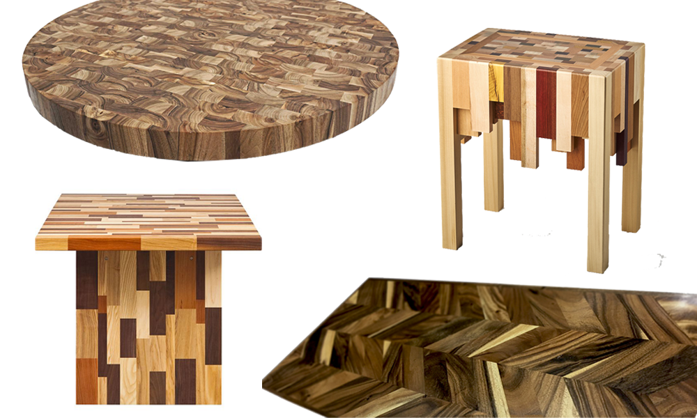 Mặt bàn Decor gỗ sồi, gỗ óc chó, gỗ maple, gỗ ash, Padouk